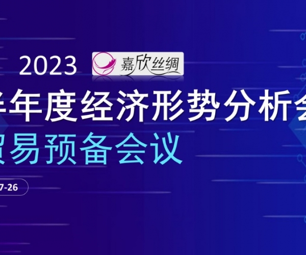 商业总额稳固，商业质量提升 88858cc永利官网丝绸召开2023半年度经济形势剖析谈判业准备聚会
